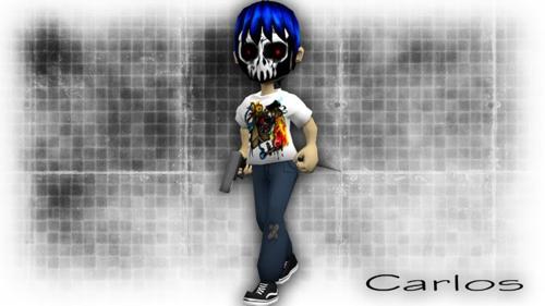 Carlos Low-poly+riggs + texture