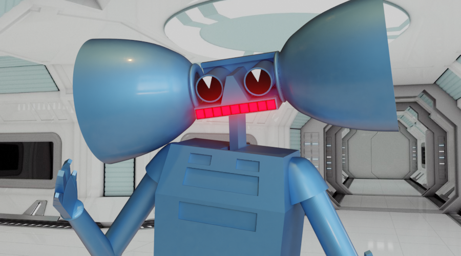 Robot from Heavy Metal- Rigged