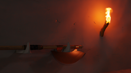 Battle Axe (torch included)