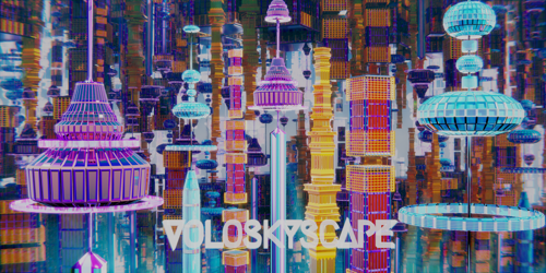 Stylized Sci-Fi Skyscrapers and Towers - Day + Night mode!