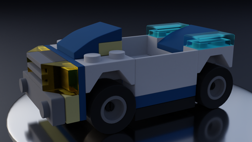 A LEGO Police Car