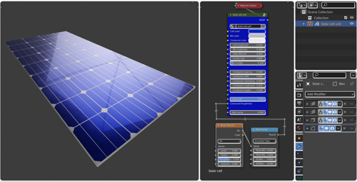 Custom Solar Cell Unit