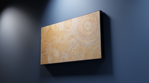 Wicker / Modern wall art piece