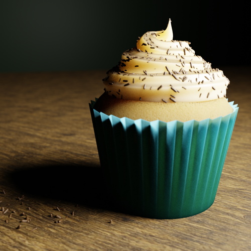Cupcake with Buttercream Icing
