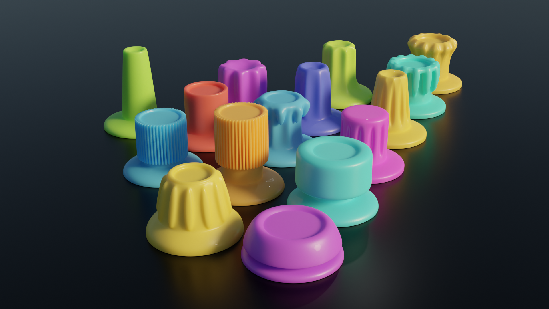 Knobs for kitbashing