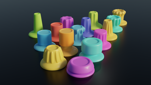 Knobs for kitbashing