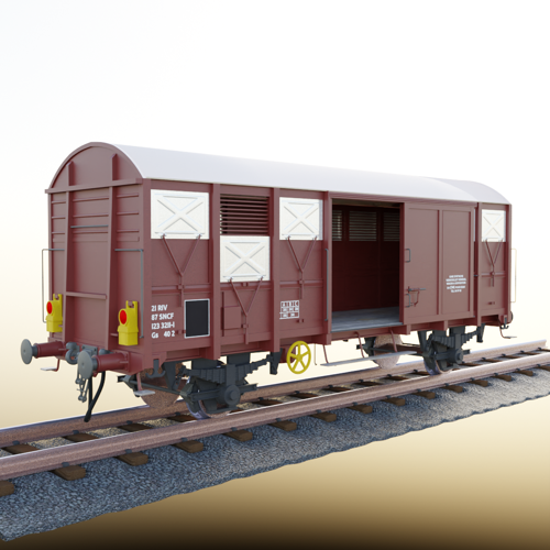 Wagon couvert SNCF