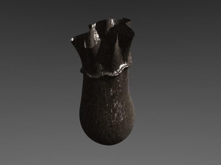 Old leather money bag