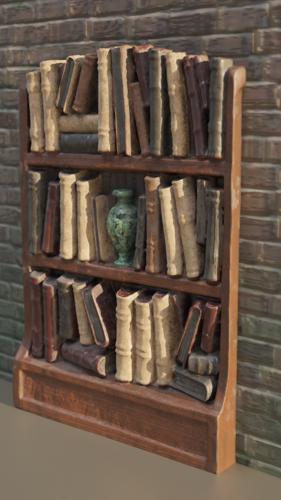 Old book case