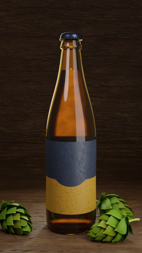 A bottle of beer