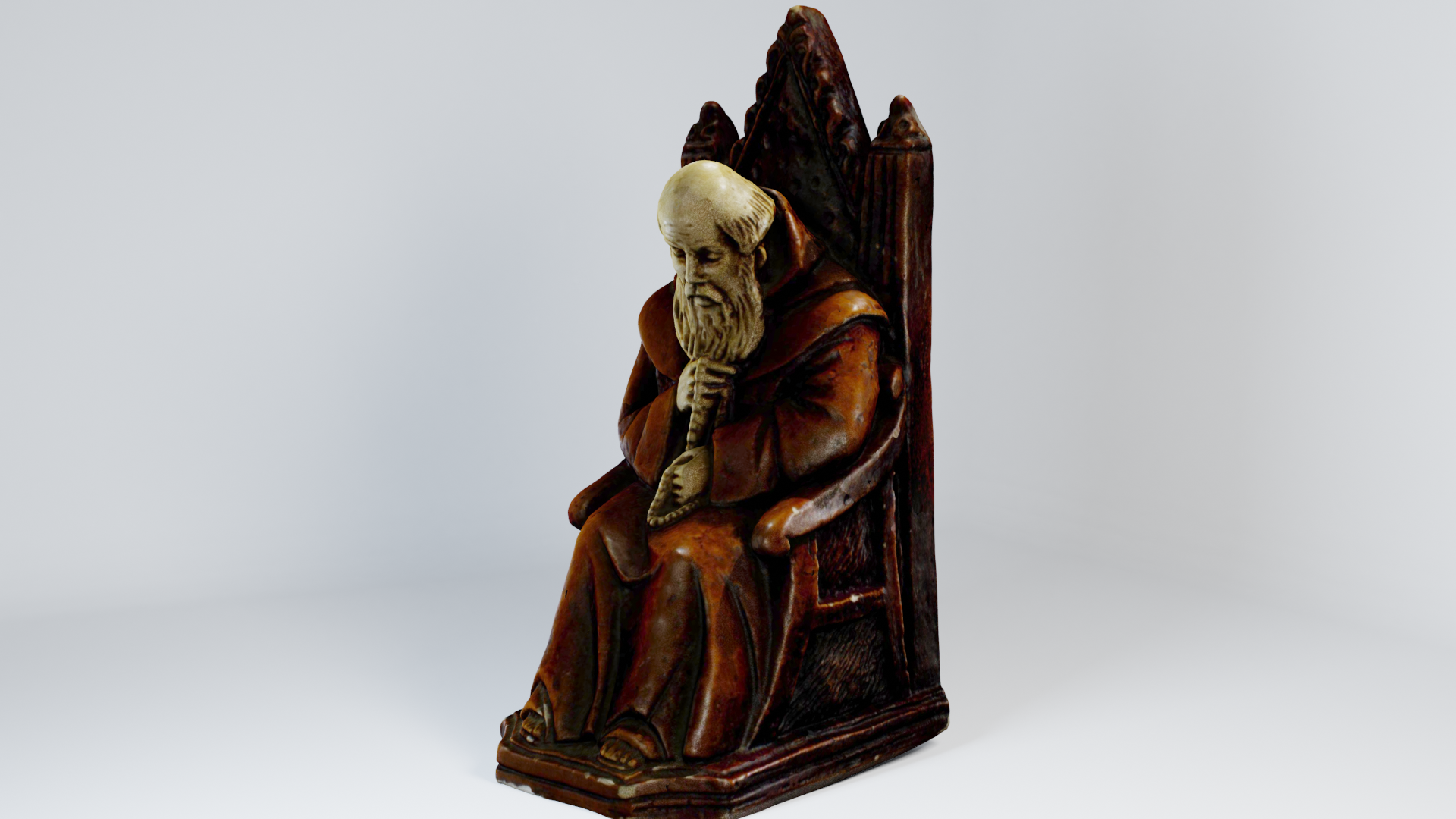 Book stand monk 1