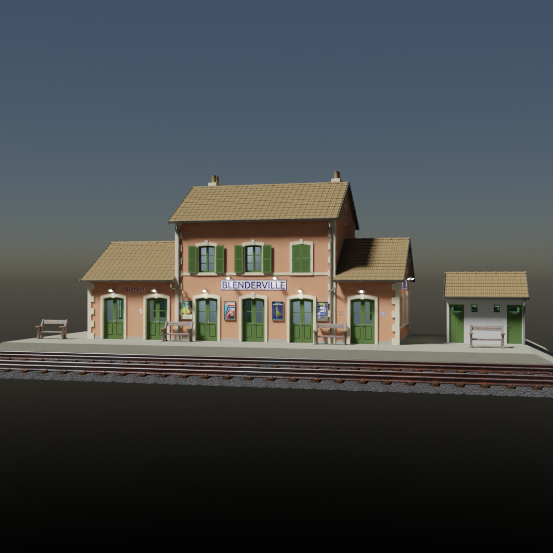 Gare de BlenderVille