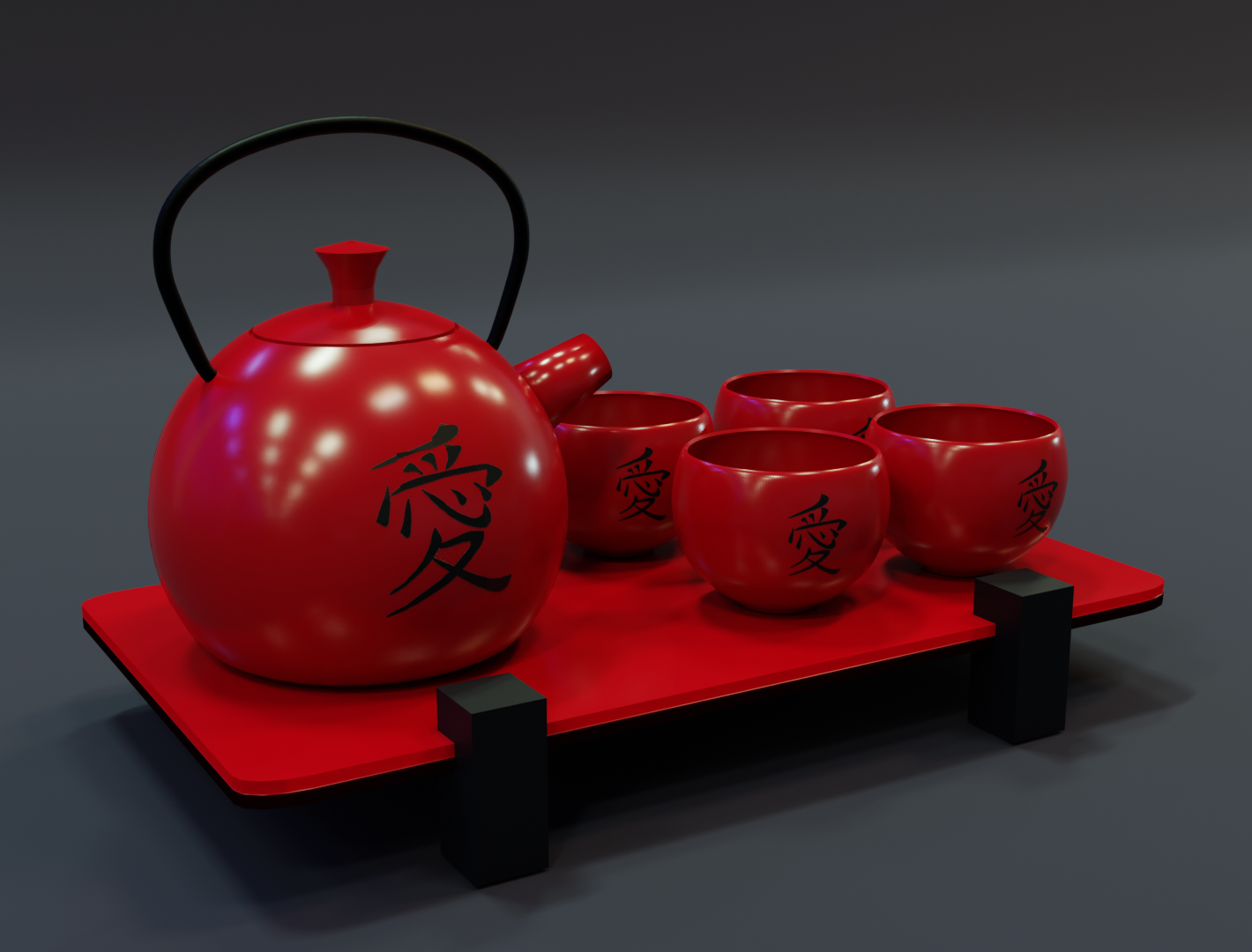 Japanese tea set