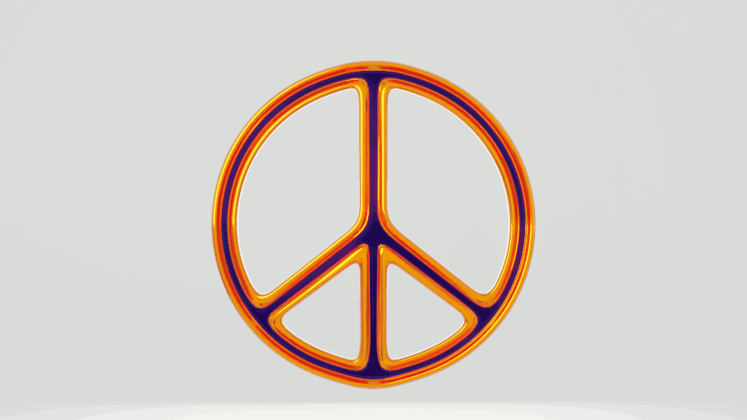 Peace Sign + 5 color options!
