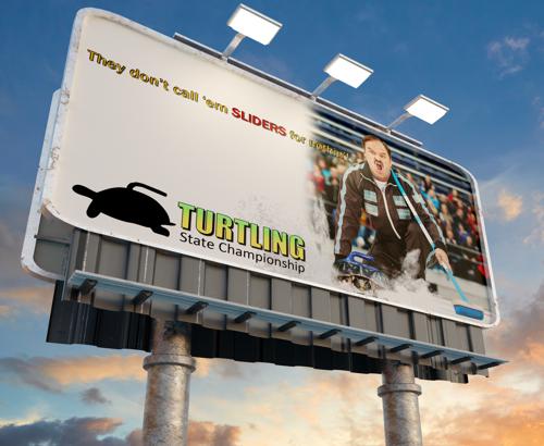 Detailed Billboard with Advertisements