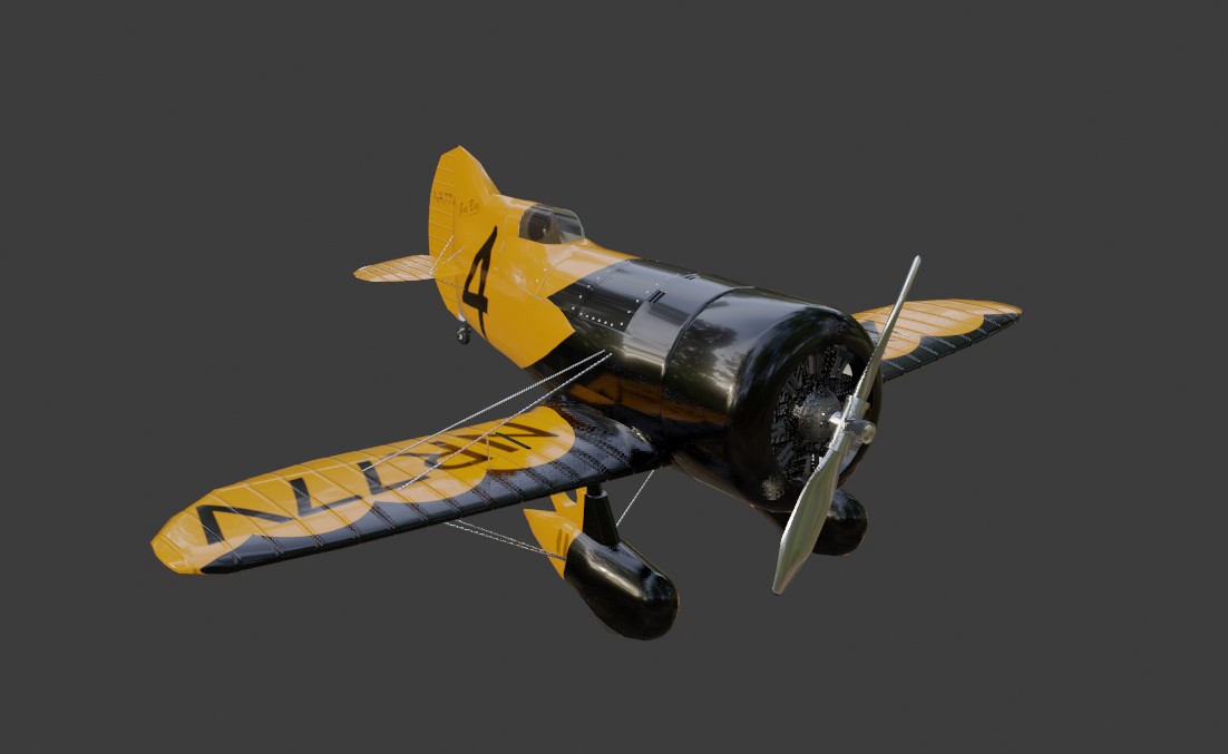 Rocketeer Plane GeeBee Model Z