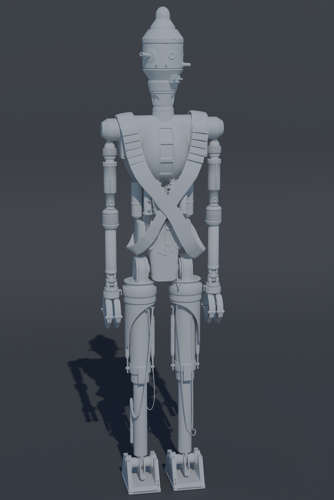 ig-88 STAR wars robot and DLT20A gun