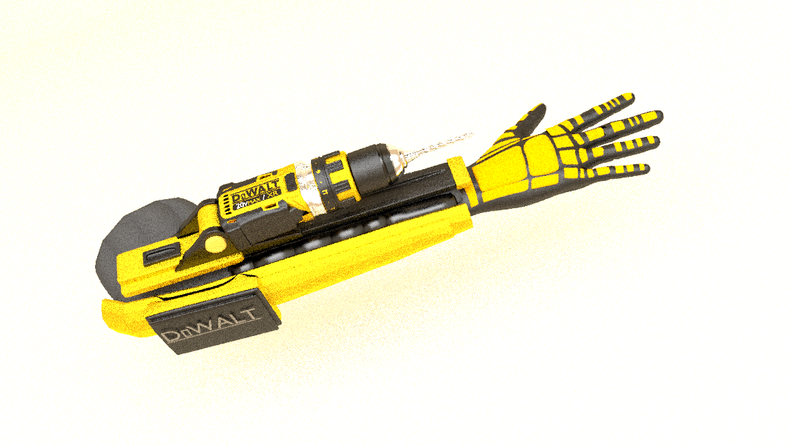 retractable wearable drill