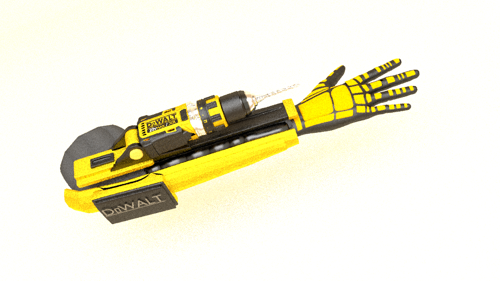 retractable wearable drill