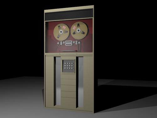 Computer Magnetic Tape Reader