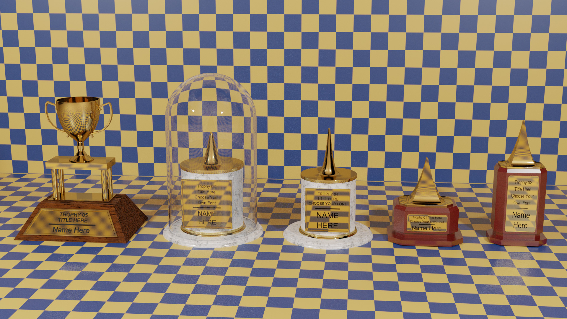 Various Trophies