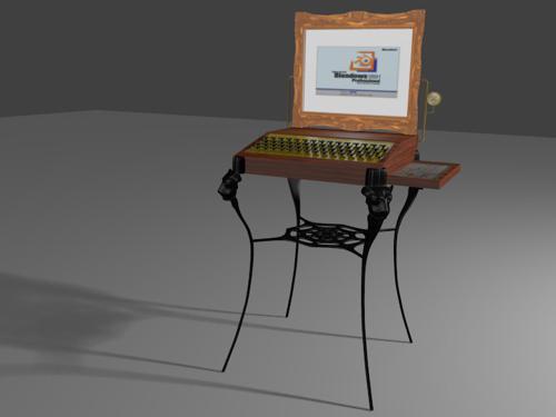 Desktop computer circa 1891 AD