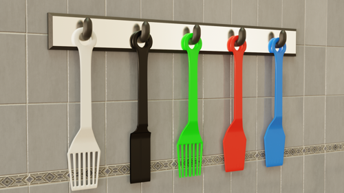 Spatula rack