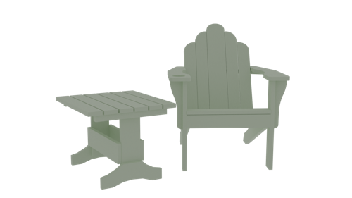 Adirondack Chair & Table