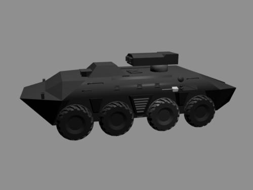 8 Wheel Military Personnel Transport