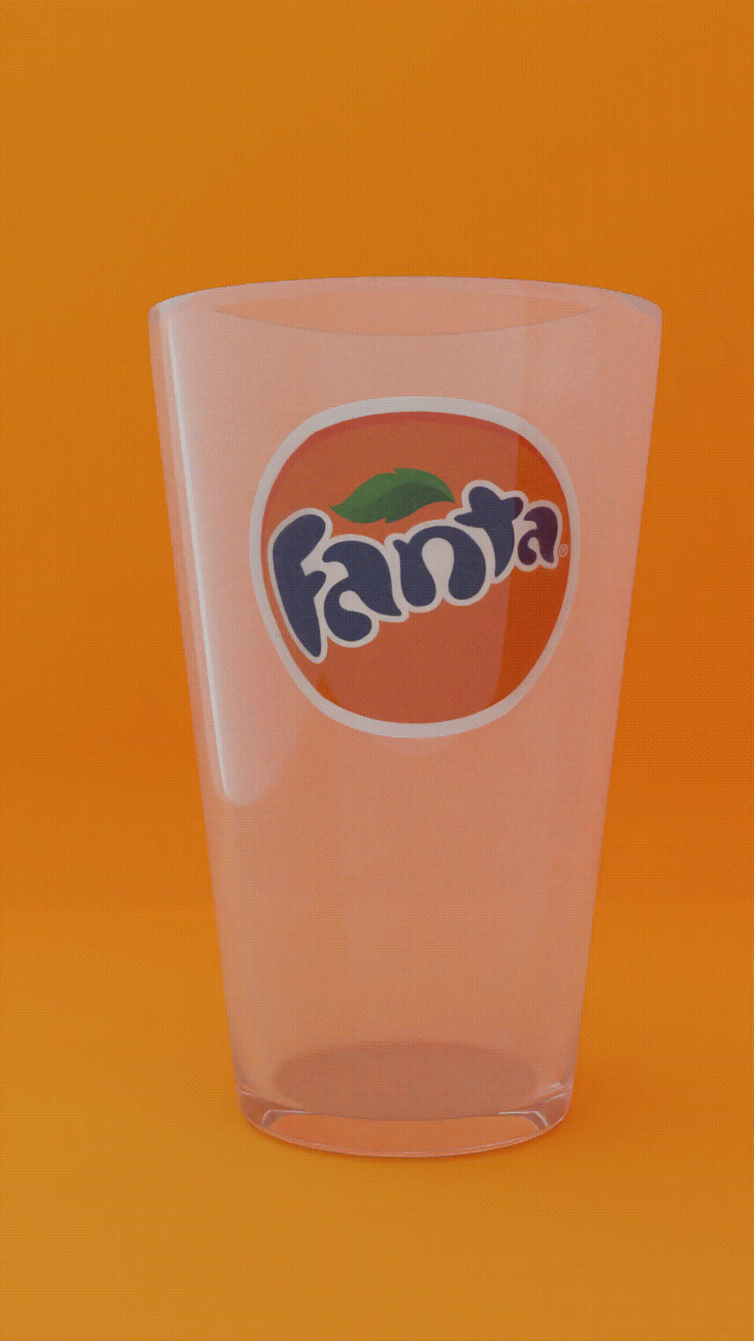 Fanta filling fluid animation