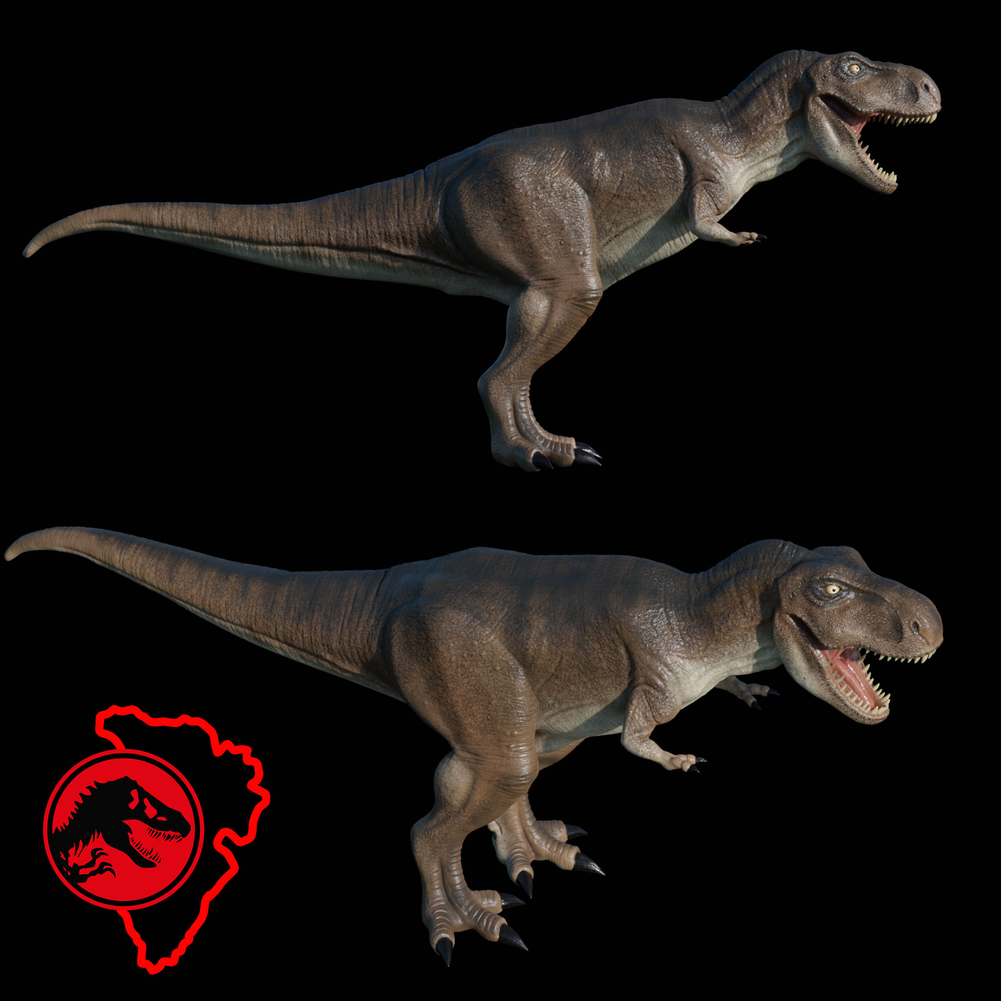 Tyrannosaurus Rex from Jurassic Park