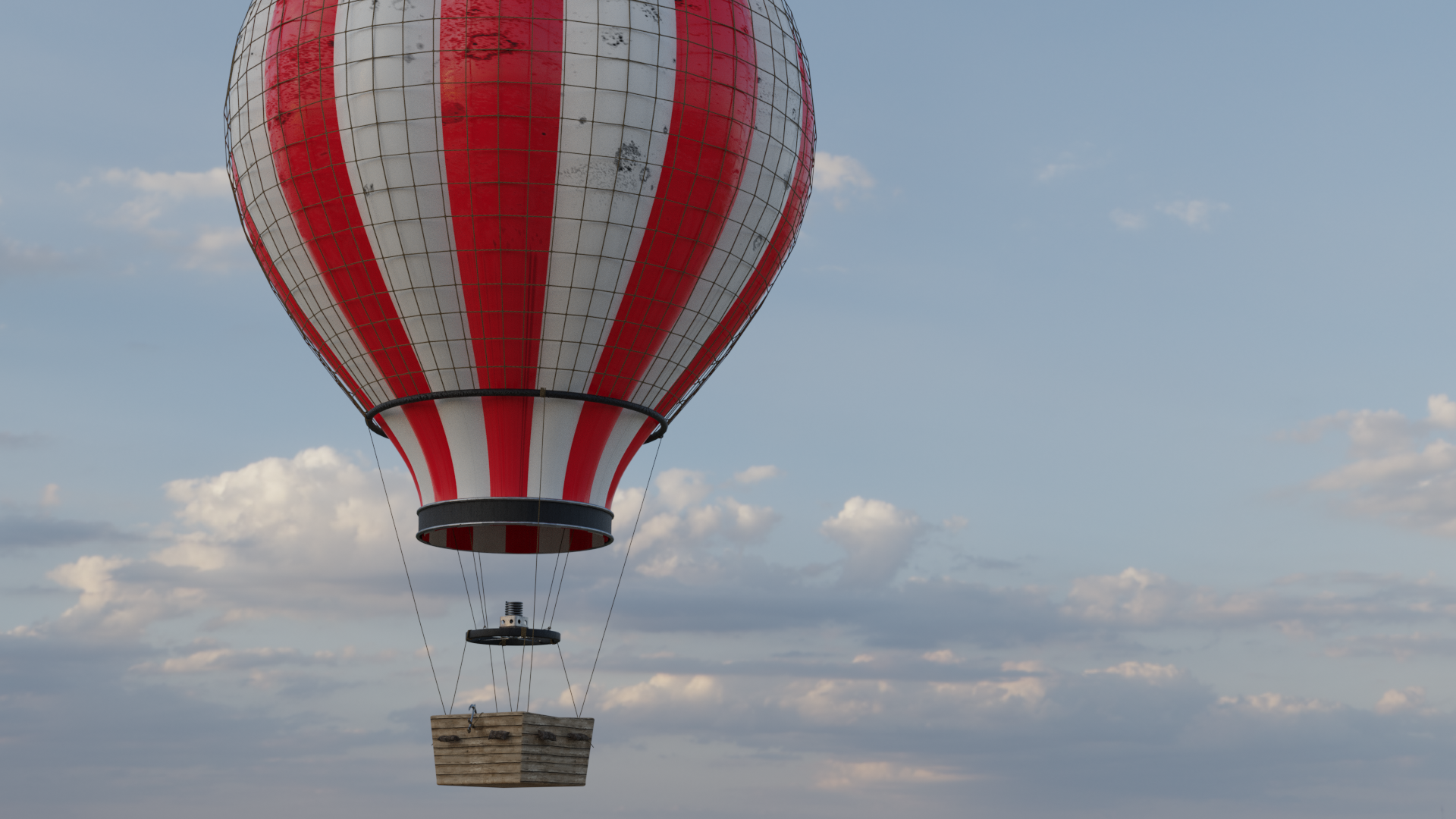 Hot Air Balloon(High Poly)