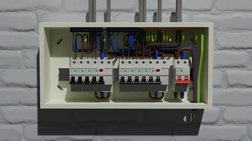 UK Electrical Distribution Box