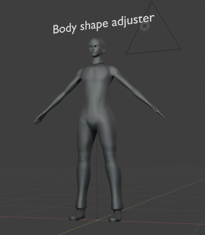 Body Shape Adjuster(No Shape Key!)