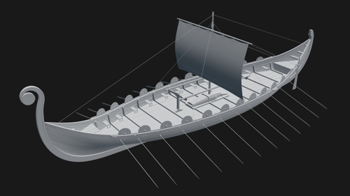 Drakkar Viking ship
