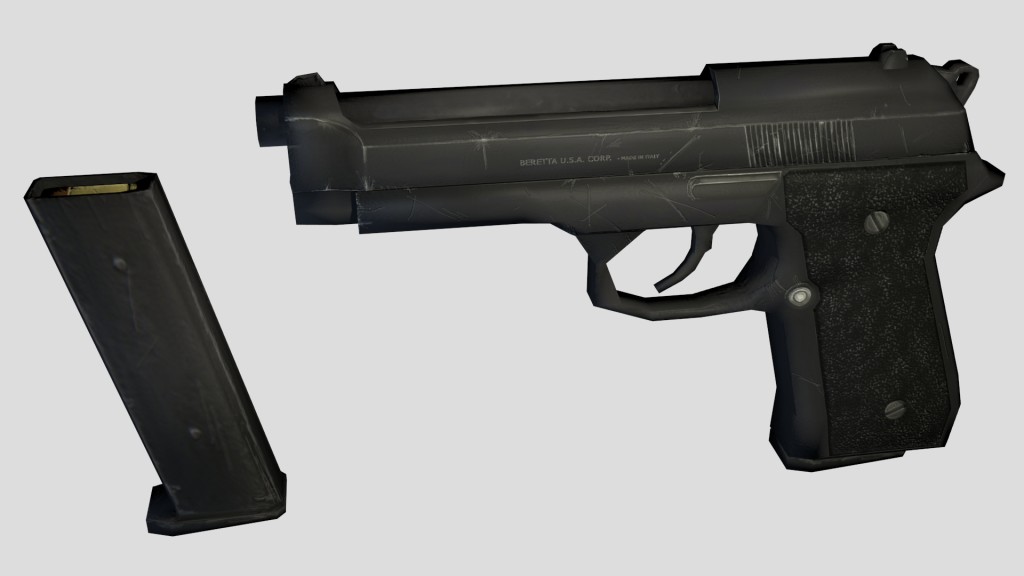 BERETTA 92 FS LowPoly