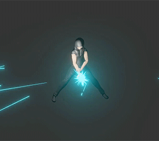 Real-time lightning ball simulation