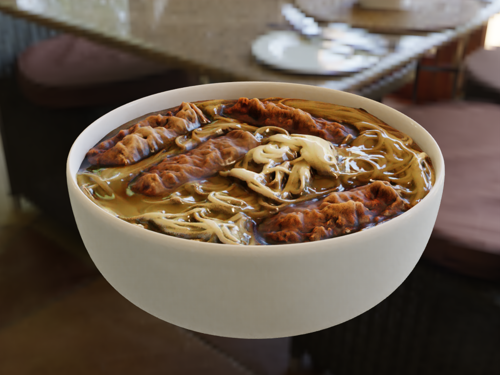 Noodles & Sausage.