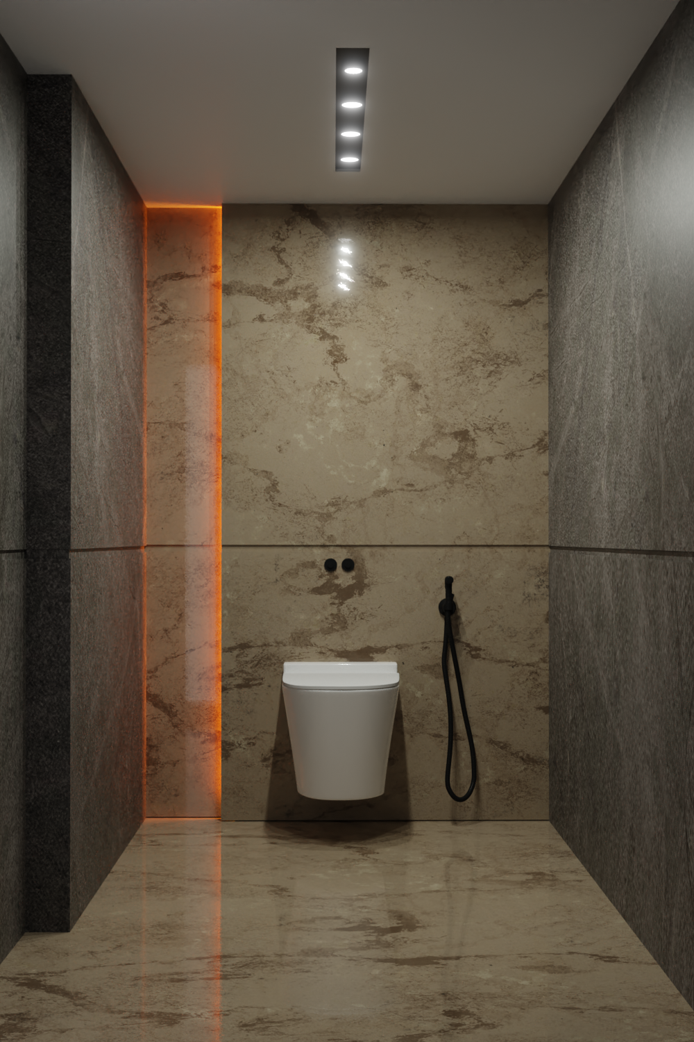 Stylish Grey bath
