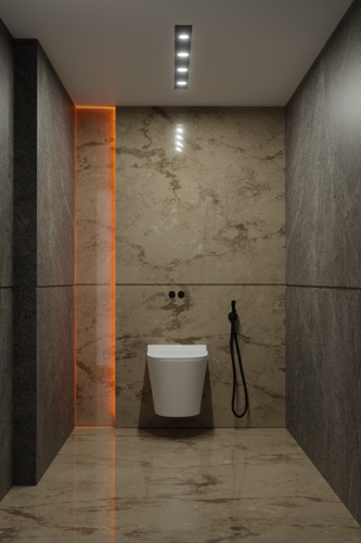 Stylish Grey bath