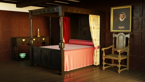TUDOR BEDROOM - updated