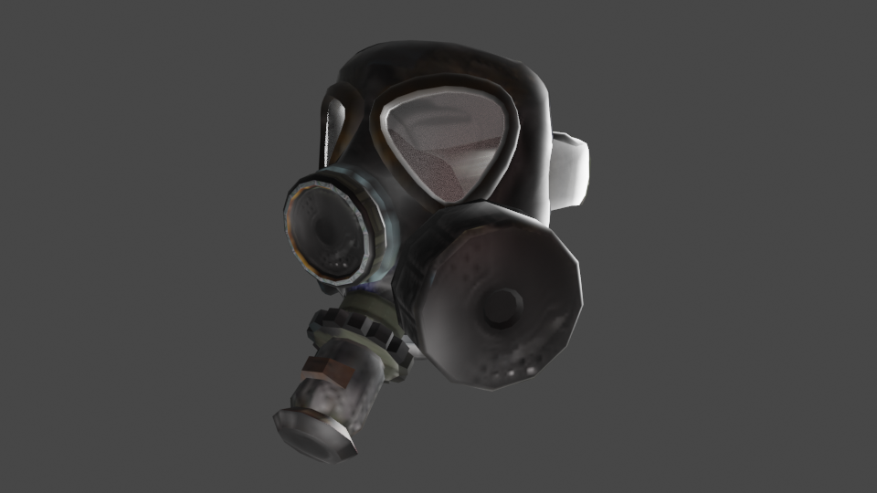 GAS MASK (LOW POLY)