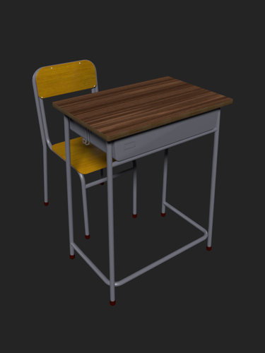 Student_chair_and_desk.blend