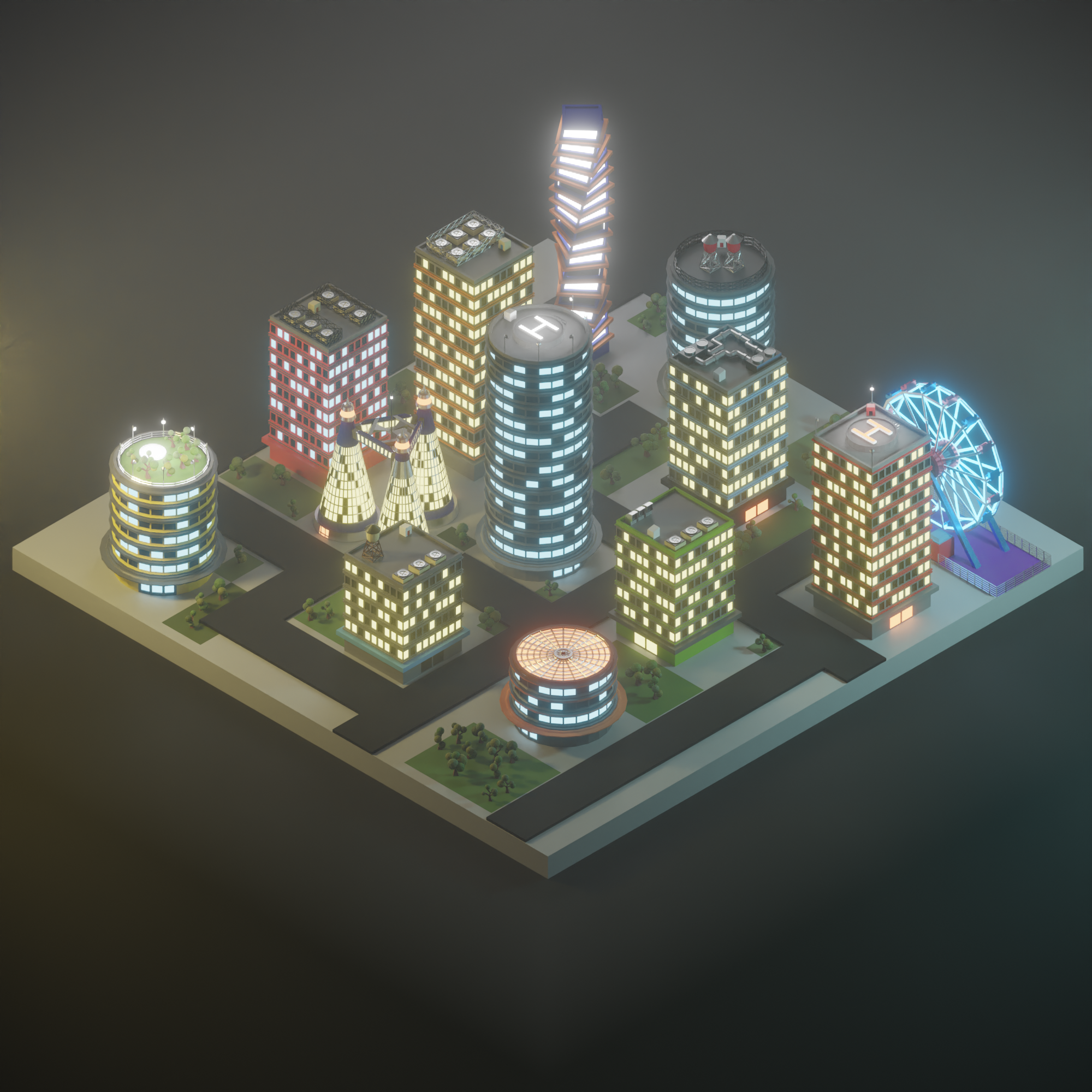 Isometric Cityscape