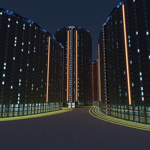 SciFi Building 45 Snake