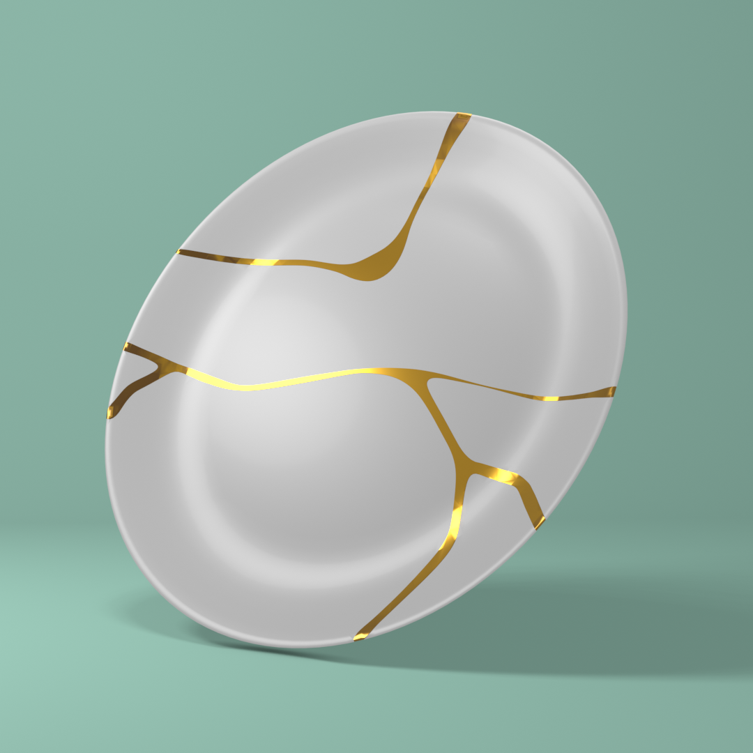 Kintsugi Plate
