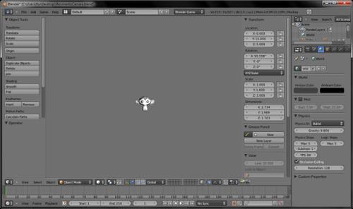 Moving the camera with the mouse