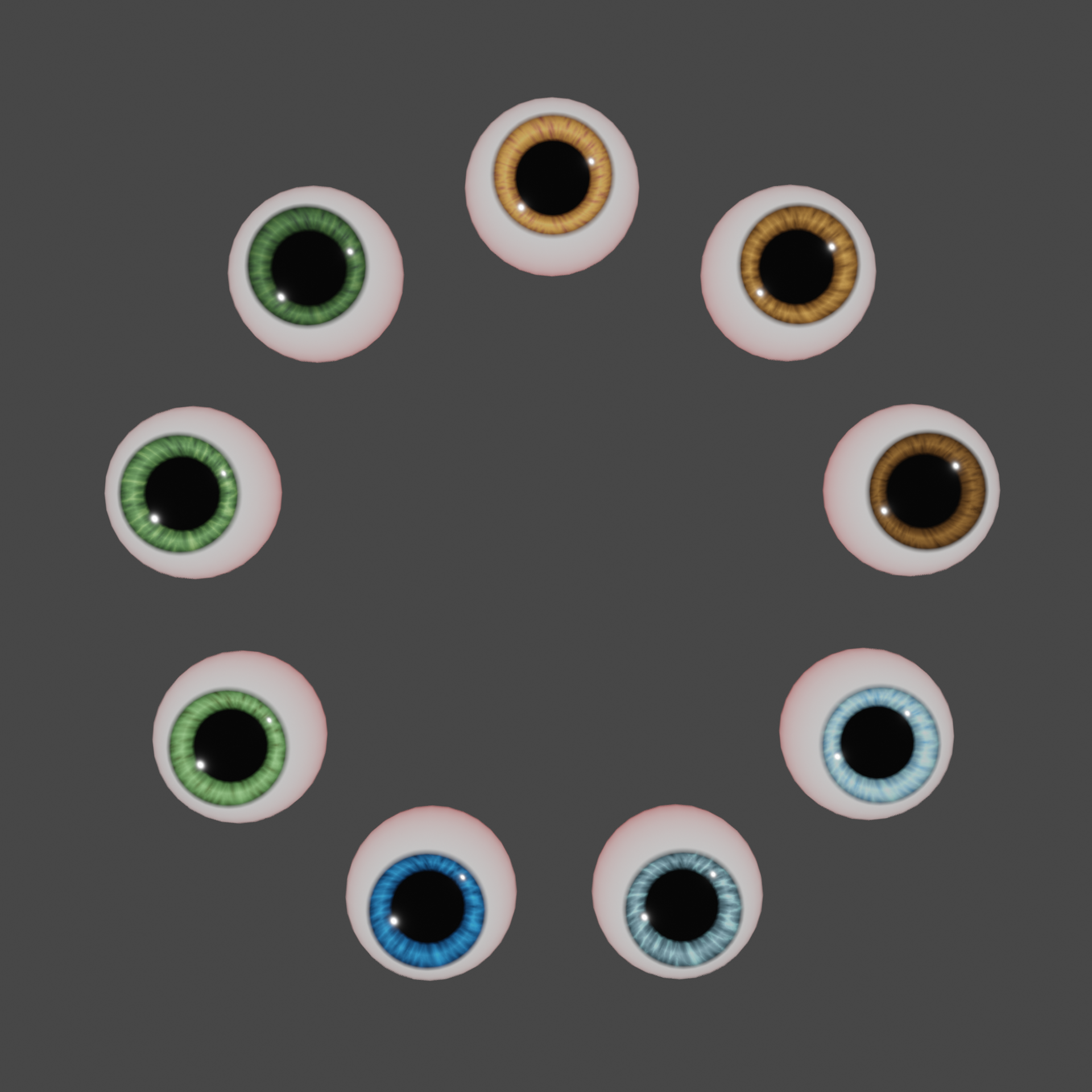 Procedural Eyes