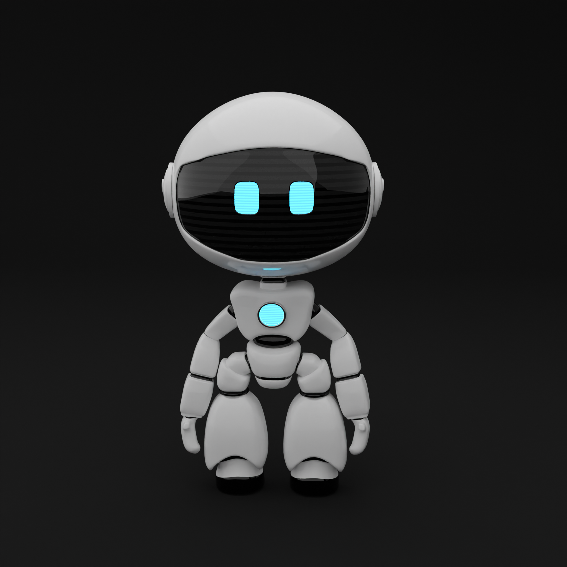 The amazing white bot!(rigged!!+shape keys!)