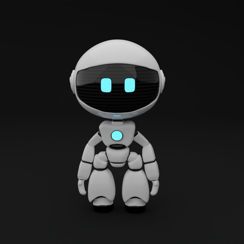 The amazing white bot!(rigged!!+shape keys!)